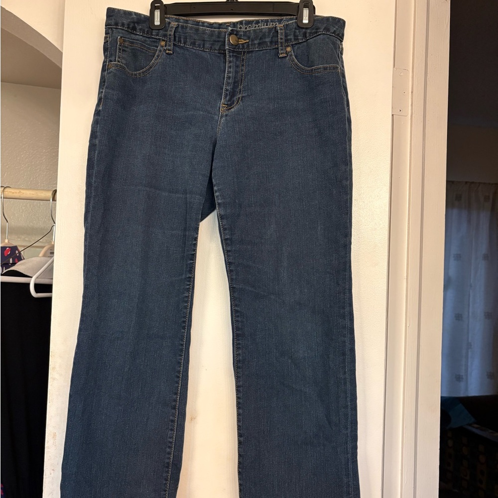 GAP Women's Classic Curvy Straight Leg Jeans in Indigo